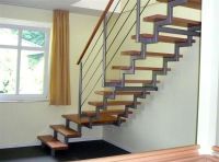 Treppe mit Podest und "Schiffsgeländer"