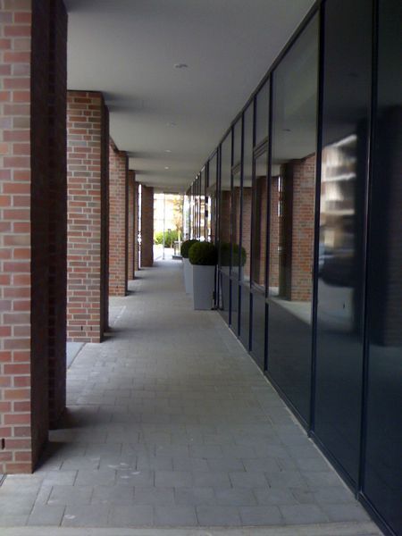 Hotel Lindner – Restaurantfassade, Detailansicht