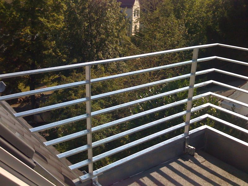 Balkongeländer, Eckverbindung