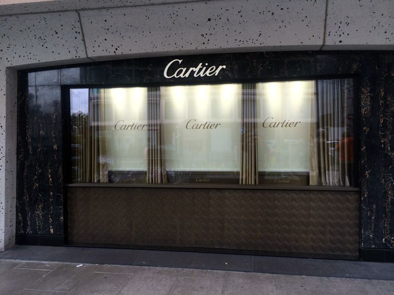 Cartier Genf – Schaufenster